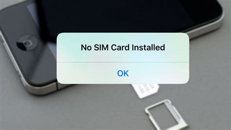 smart phone keeps saying no sim card installed|new iPhone says no sim.